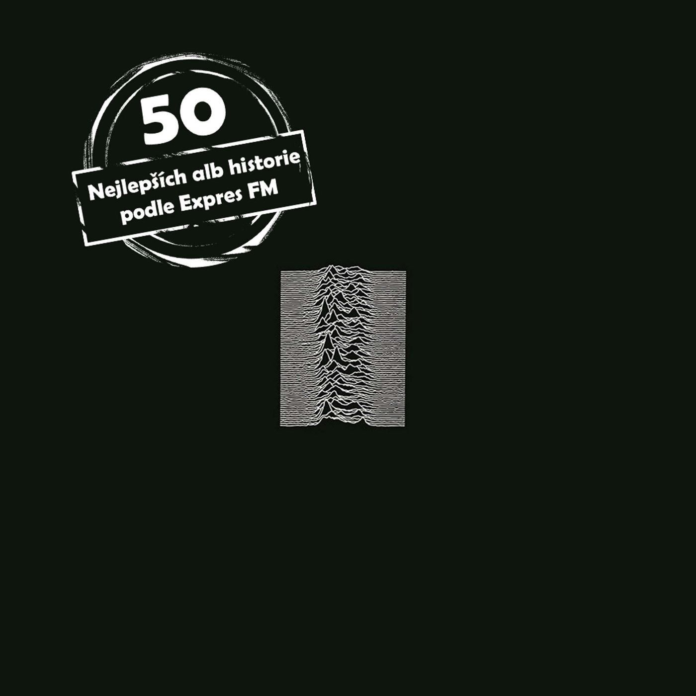 50 nejlepších alb hudební historie podle Expres FM! 8. místo Joy Division Unknown Pleasures episode artwork