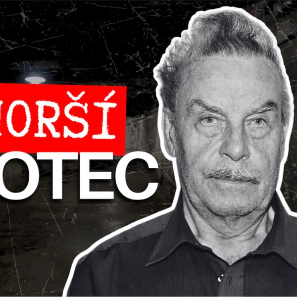 V černém